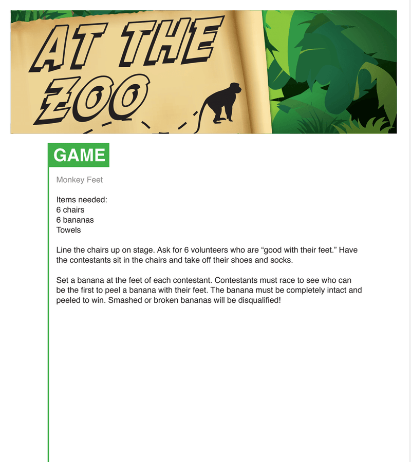 Load image into Gallery viewer, At The Zoo 12-Week Children&#39;s Ministry Curriculum - Children&#39;s Ministry Deals
