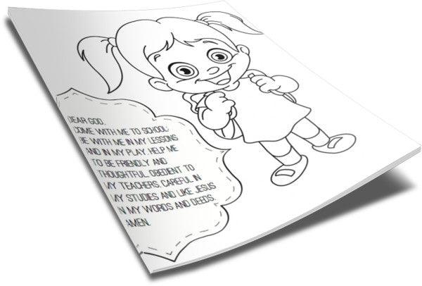 Load image into Gallery viewer, FREE Back To School Coloring Page 
