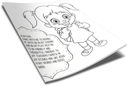 FREE Back To School Coloring Page 