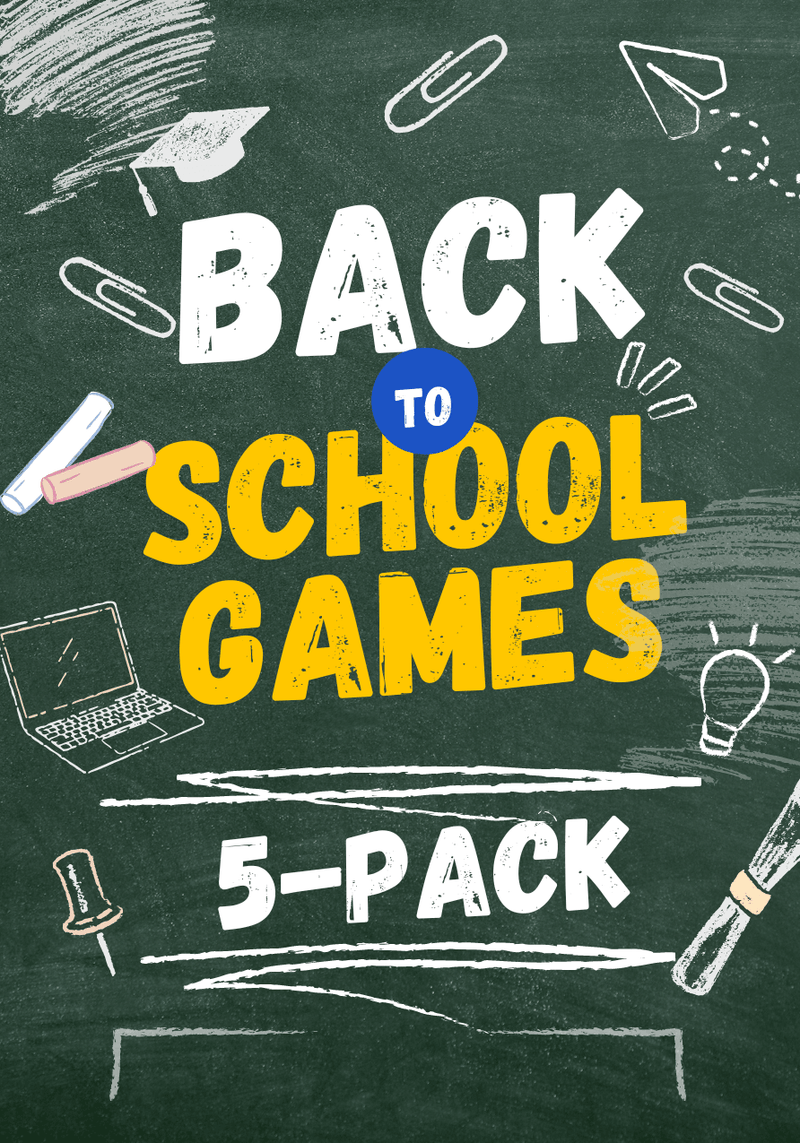 Back To School Games 5-Pack - Children's Ministry Deals