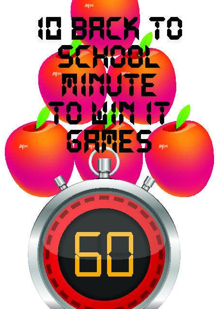 10 Back To School Minute to Win It Games