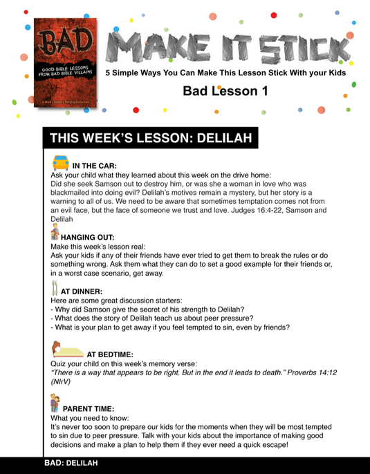 BAD 4-Week Children's Ministry Curriculum - Children's Ministry Deals