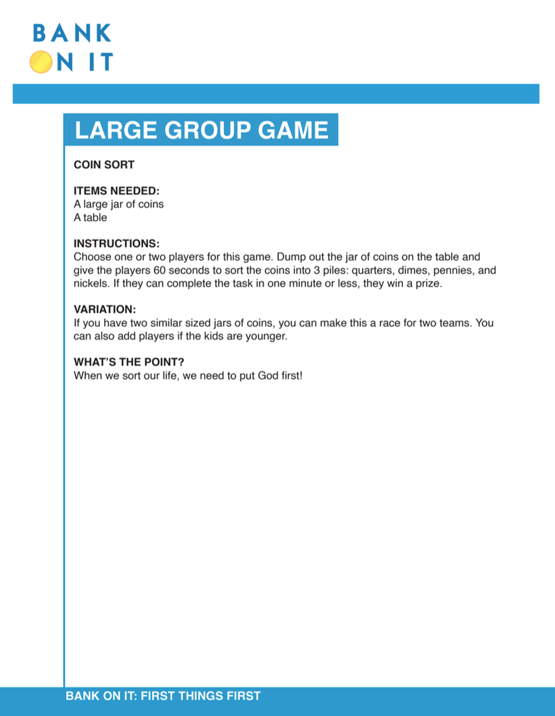 Load image into Gallery viewer, Bank On It 4-Week Children&#39;s Ministry Curriculum - Children&#39;s Ministry Deals
