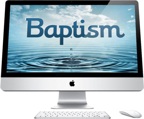 Baptism Children's Church Graphic