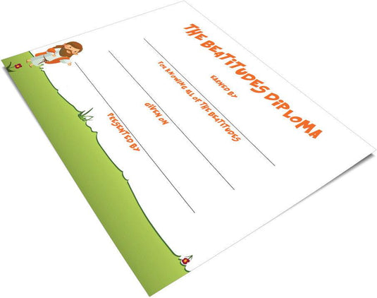 Free Beatitudes Certificate