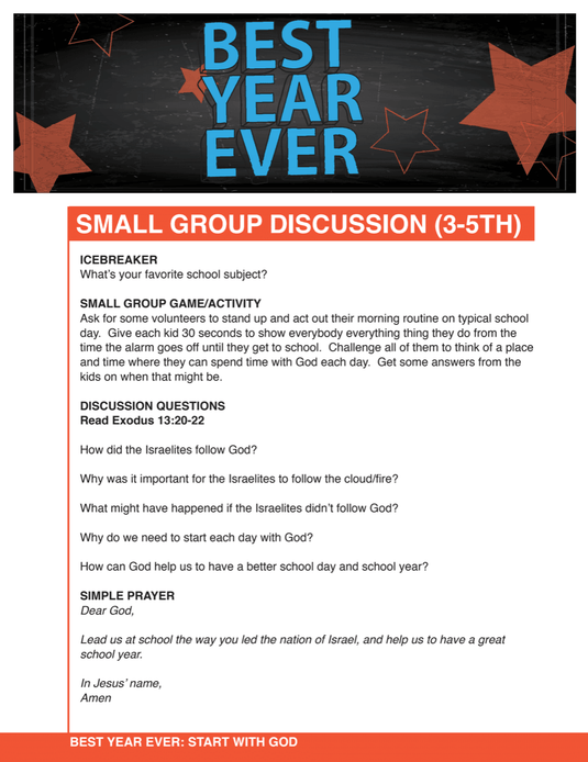 Best Year Ever 4-Week Children's Ministry Curriculum - Children's Ministry Deals
