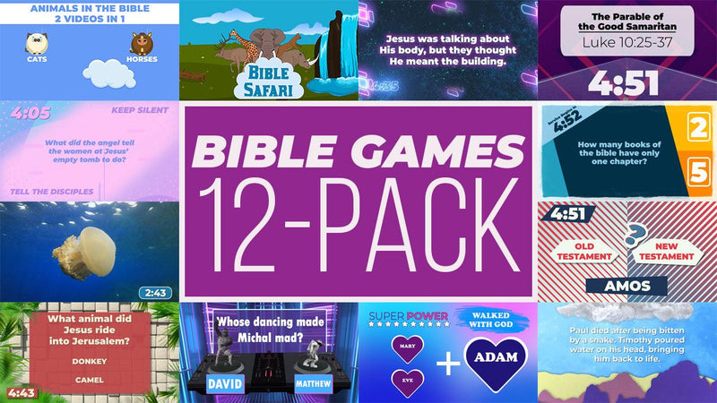 Bible Games 12-Pack - Children's Ministry Deals