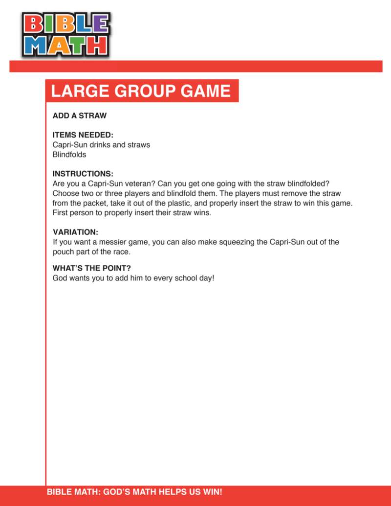 Load image into Gallery viewer, Bible Math 4-Week Children&#39;s Ministry Curriculum - Children&#39;s Ministry Deals
