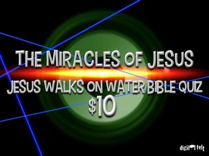 Bible Quiz: Jesus Walks on Water Church Game Video for Kids