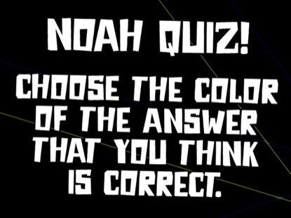 Bible Quiz: Noah Church Game Video for Kids