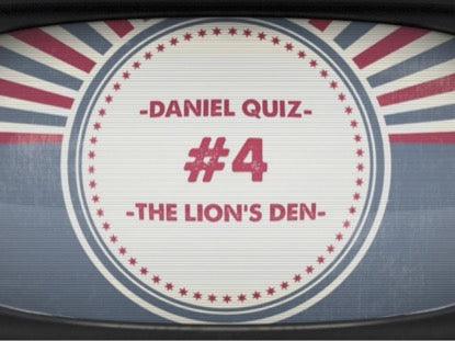 Bible Quiz: The Lion's Den Church Game Video for Kids