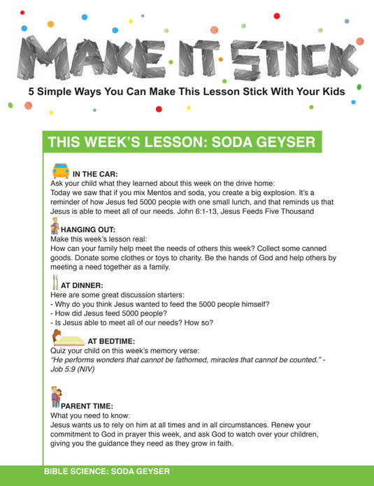 Bible Science 6-Week Children's Ministry Curriculum - Children's Ministry Deals