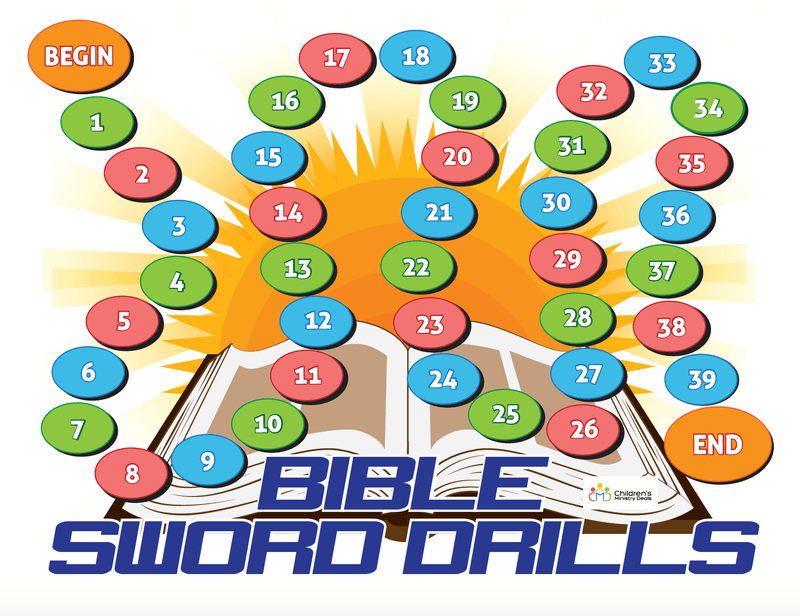 Bible Sword Drills Game For Kids - Children's Ministry Deals