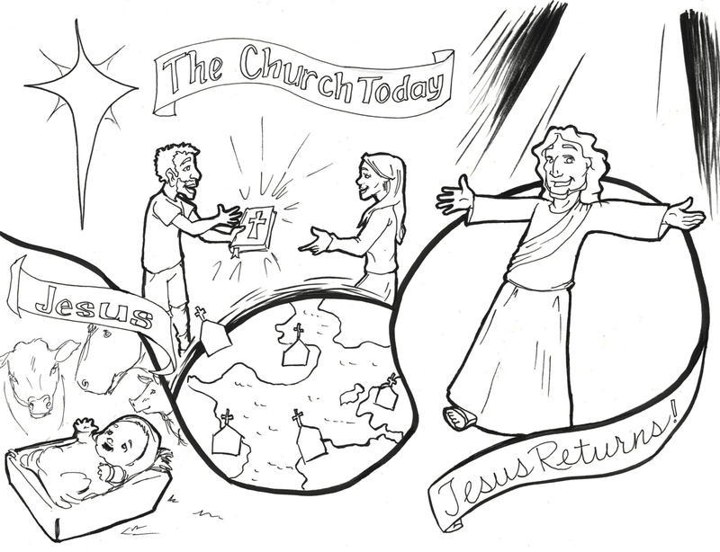 Load image into Gallery viewer, Bible Timeline Coloring Pages - Children&#39;s Ministry Deals
