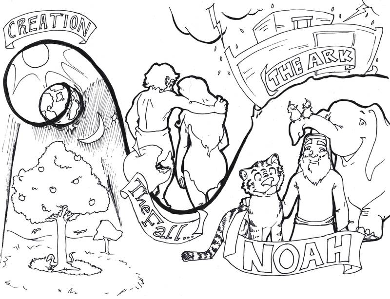 Load image into Gallery viewer, Bible Timeline Coloring Pages - Children&#39;s Ministry Deals
