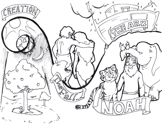 Bible Timeline Coloring Pages - Children's Ministry Deals