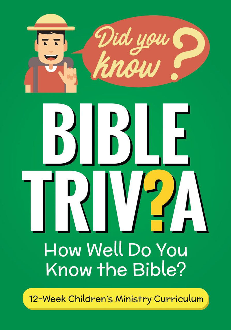 Bible Trivia 12-Week Children's Ministry Curriculum