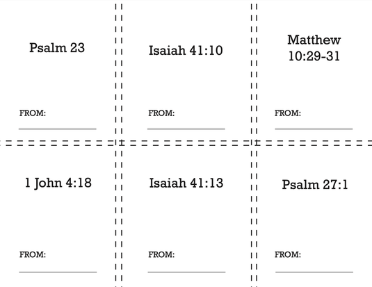 Bible Verse Sweet Treat Notes - Children's Ministry Deals