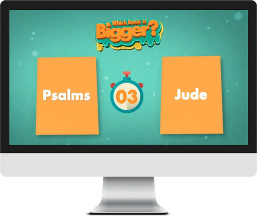Bigger Bible Books Sunday School Game 1 - Children's Ministry Deals