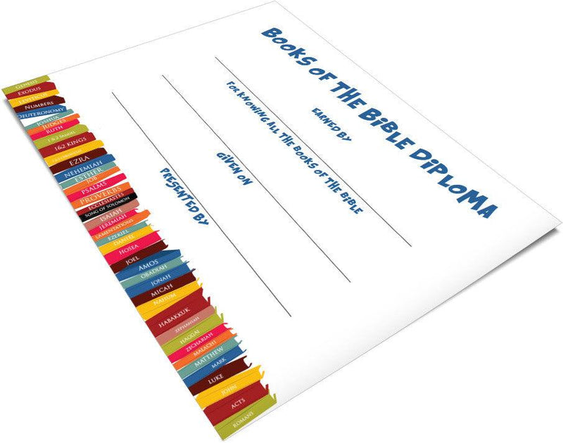 Load image into Gallery viewer, Books of the Bible Diploma

