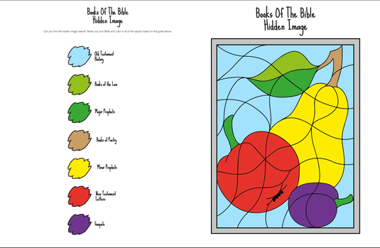 Books Of The Bible Hidden Image - Children's Ministry Deals