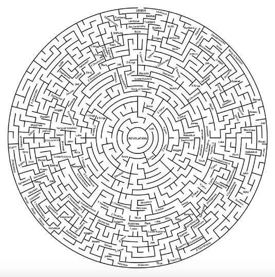 Books of the Bible Maze - Children's Ministry Deals