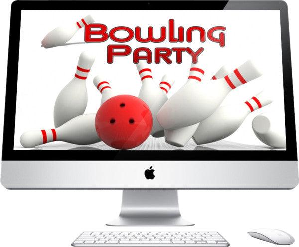 Bowling Party Children's Church Graphic