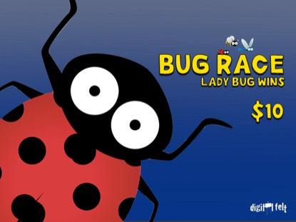 Bug Race: Ladybug Wins Church Game Video for Kids