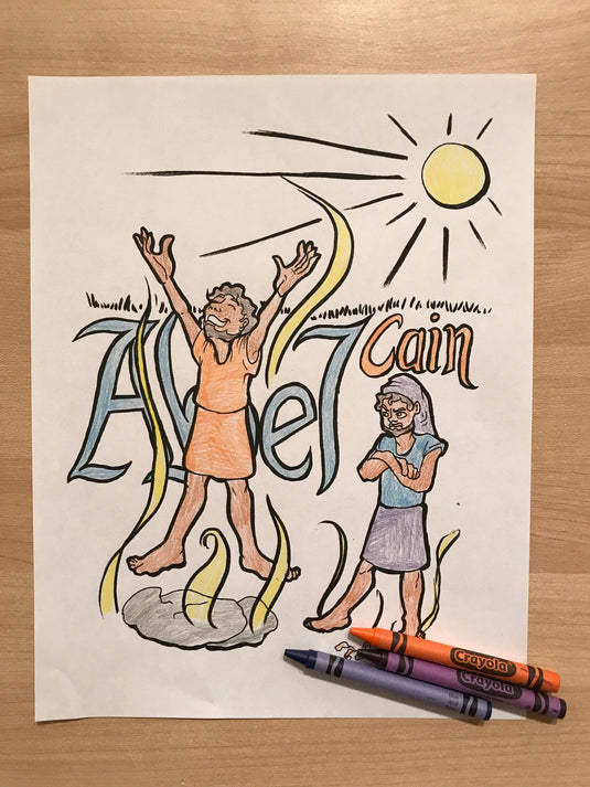 Cain and Abel Coloring Page
