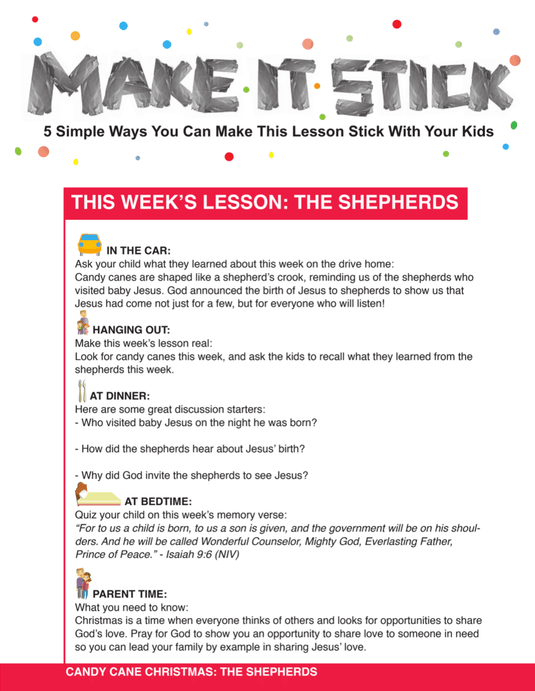 Candy Cane Christmas 4-Week Children's Ministry Curriculum - Children's Ministry Deals