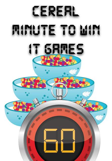 Cereal Minute to Win It Games