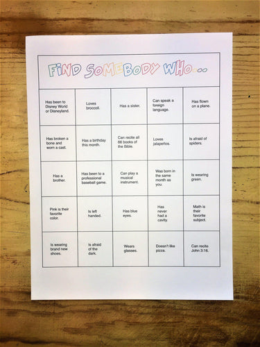 Children's Church Icebreaker Game - Children's Ministry Deals