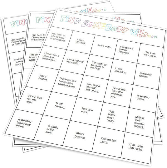 Children's Church Icebreaker Game