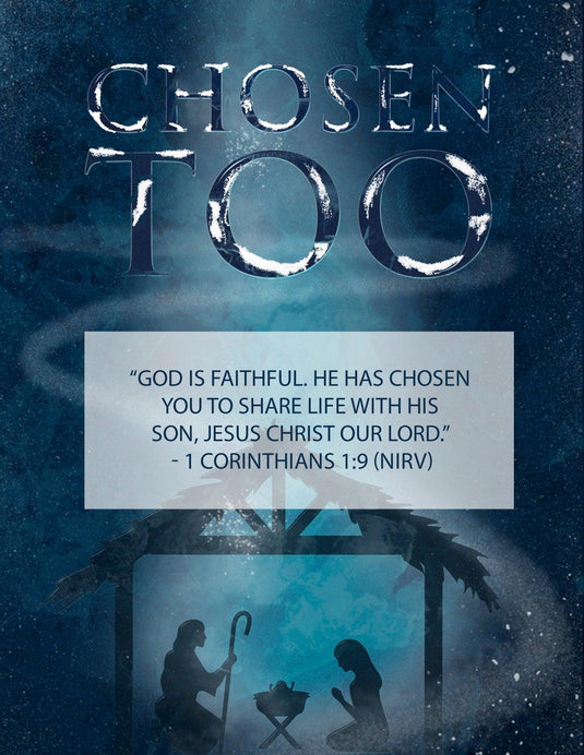 Chosen Too Memory Verse Poster