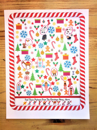 Christmas Seek And Find Worksheet - Children's Ministry Deals