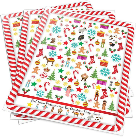 Christmas Seek And Find Worksheet