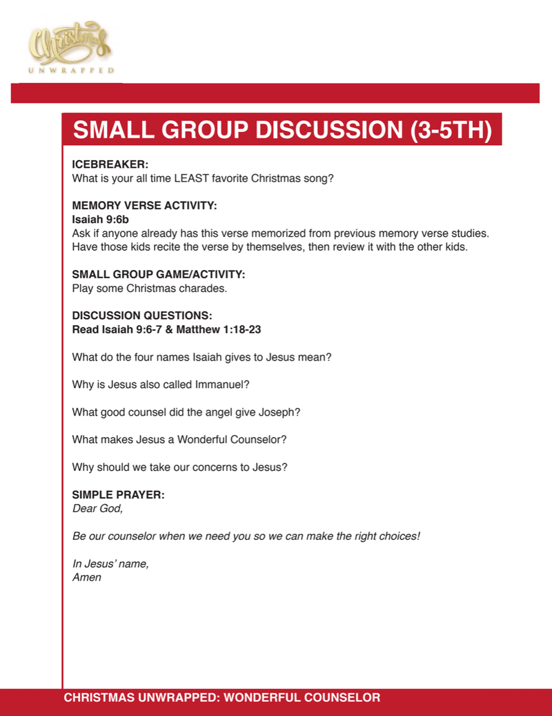 Load image into Gallery viewer, Christmas Unwrapped 4-Week Children’s Ministry Curriculum - Children&#39;s Ministry Deals
