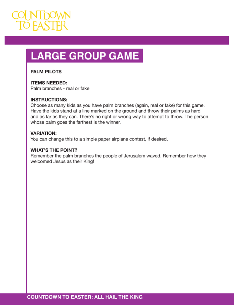 Load image into Gallery viewer, Countdown to Easter 6-Week Children’s Ministry Curriculum - Children&#39;s Ministry Deals
