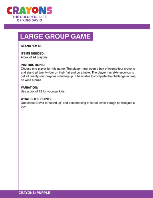 Crayons 12-Week Children's Ministry Curriculum - Children's Ministry Deals