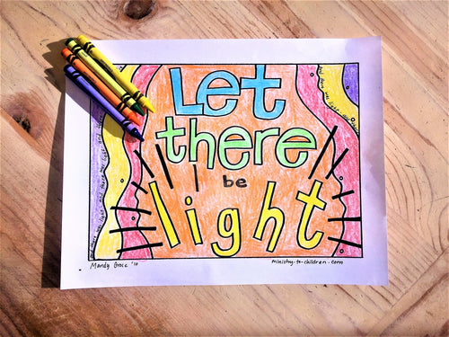 Creation Coloring Pages