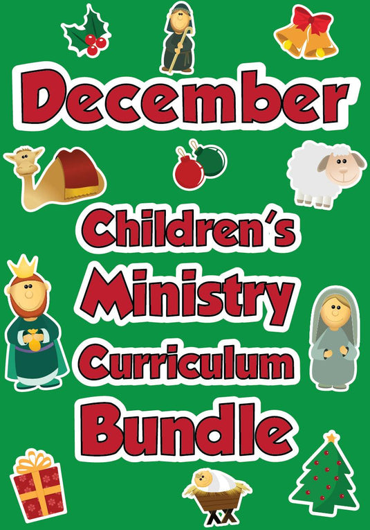 December Children's Ministry Curriculum Bundle