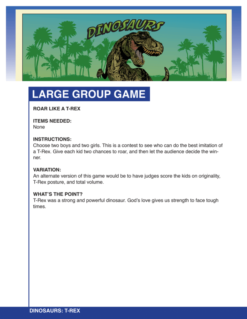 Load image into Gallery viewer, Dinosaurs 4-Week Children&#39;s Ministry Curriculum - Children&#39;s Ministry Deals
