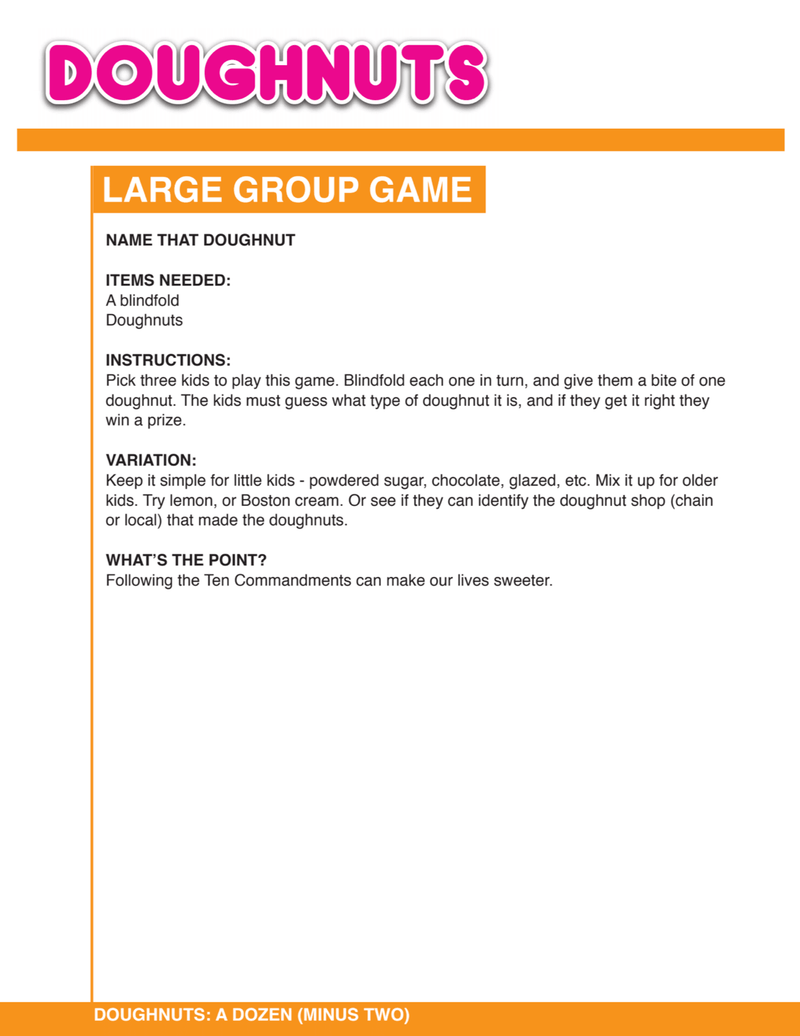 Load image into Gallery viewer, Doughnuts 12-Week Children&#39;s Ministry Curriculum - Children&#39;s Ministry Deals
