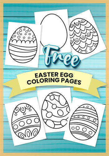 Easter Egg Coloring Pages - Children's Ministry Deals