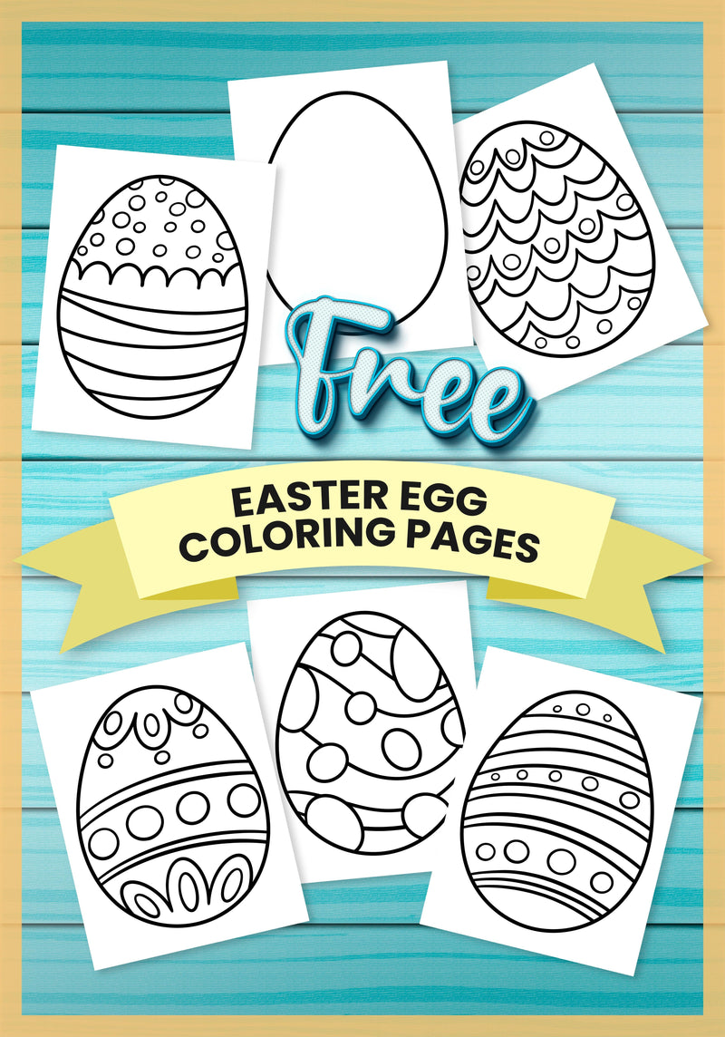 Easter Egg Coloring Pages - Children's Ministry Deals