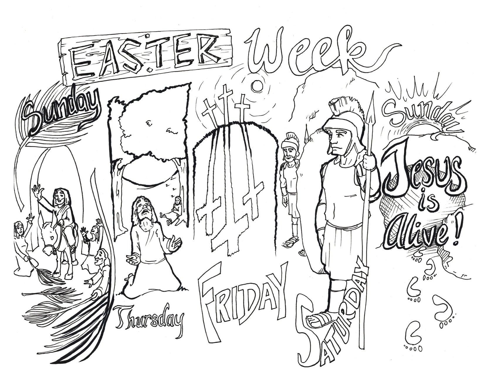 Jesus Coloring Pages Easter jesus-coloring-pages-easter