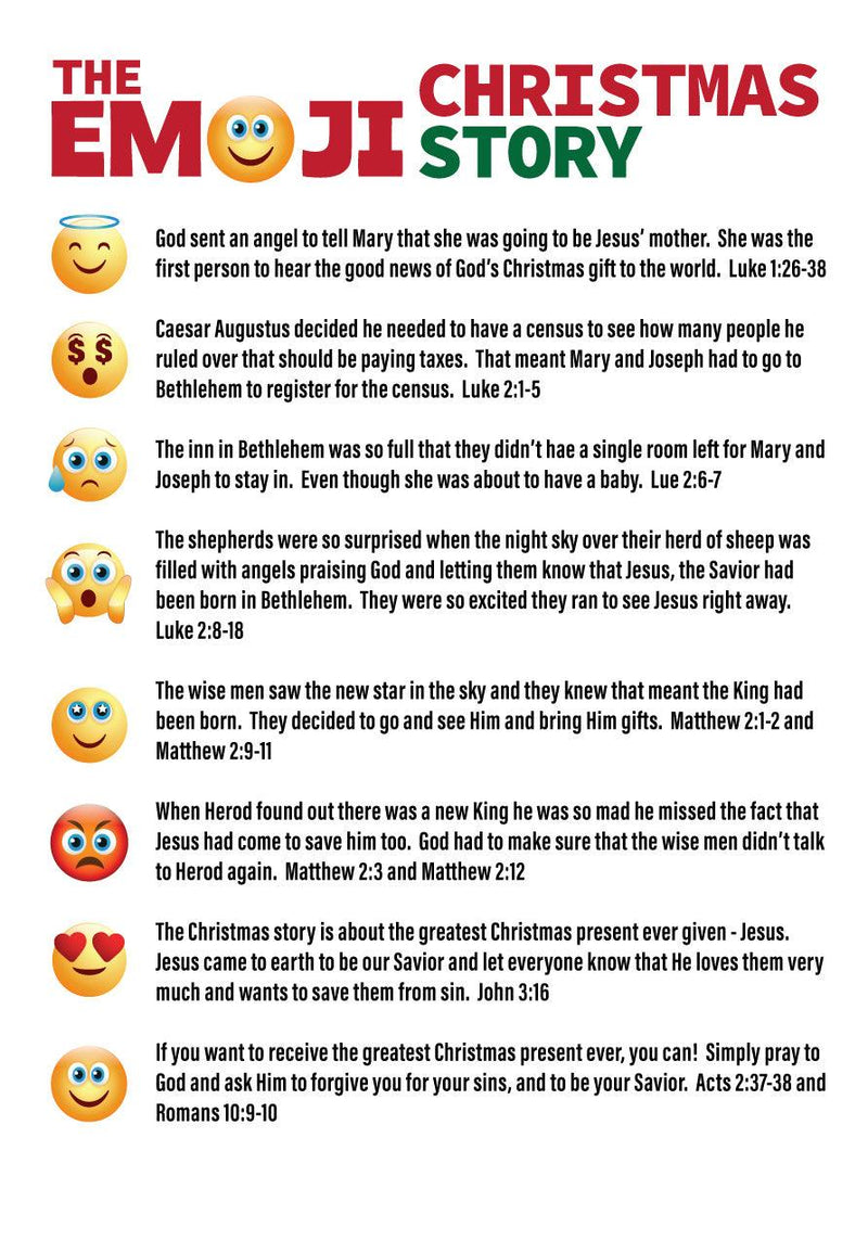 Emoji Christmas Story