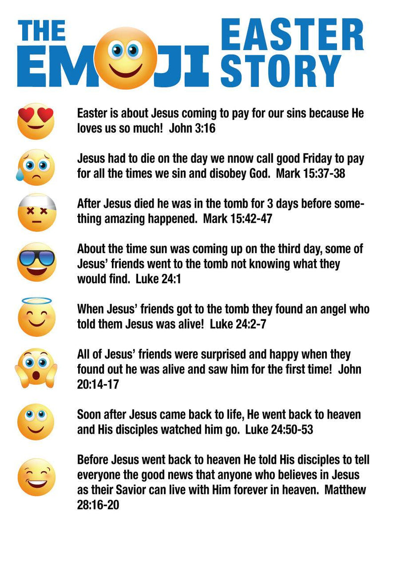 Emoji Easter Story for Kids