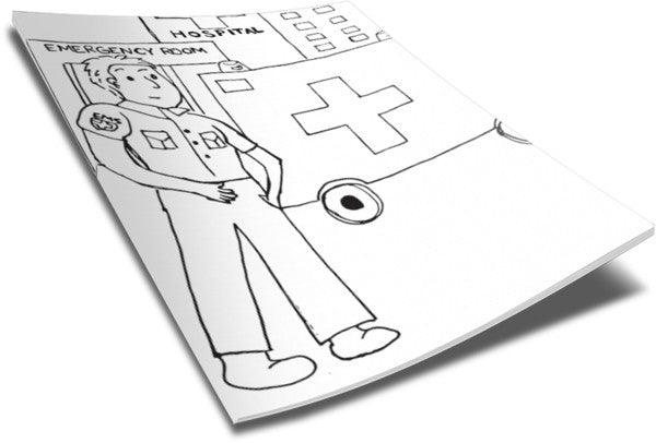 Load image into Gallery viewer, FREE EMT Coloring Page
