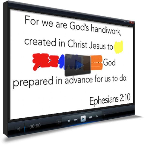 Ephesians 2:10 Memory Verse Video